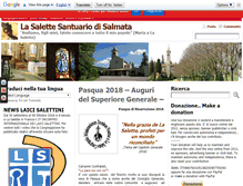 Tablet Screenshot of lasalettesantuariodisalmata.it